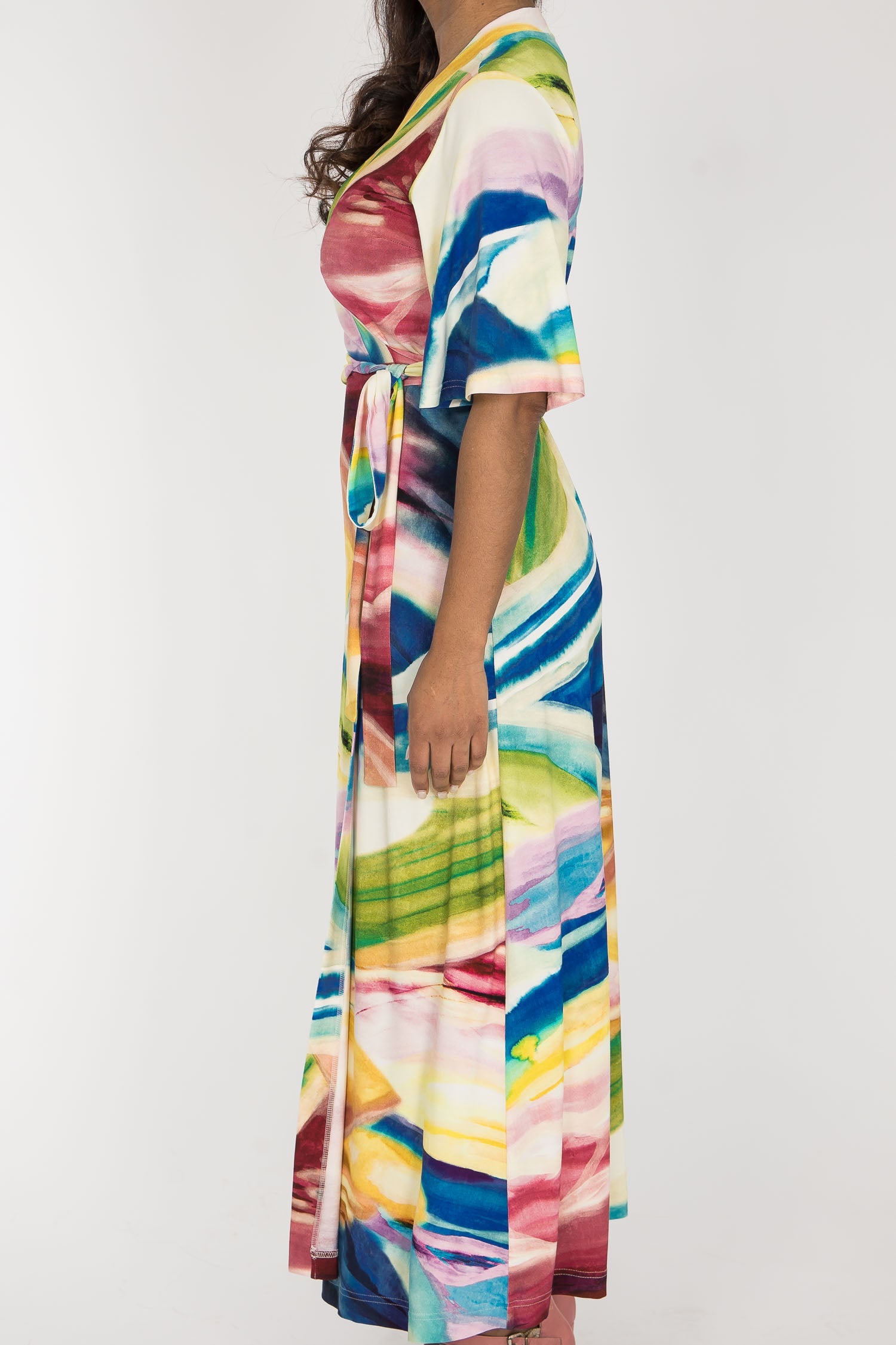 Beleria — wrap maxi dress view 11