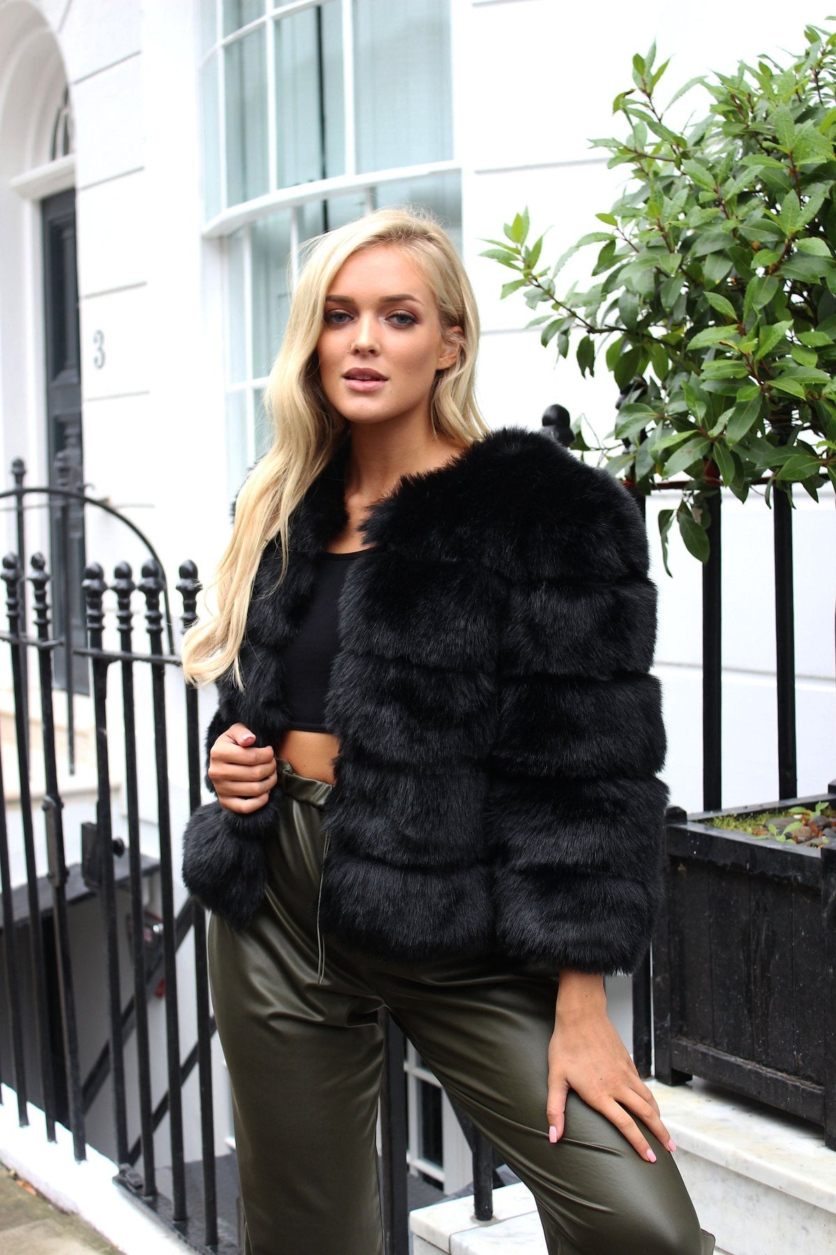 Nila | Giacca Elegante in Pelle Sintetica