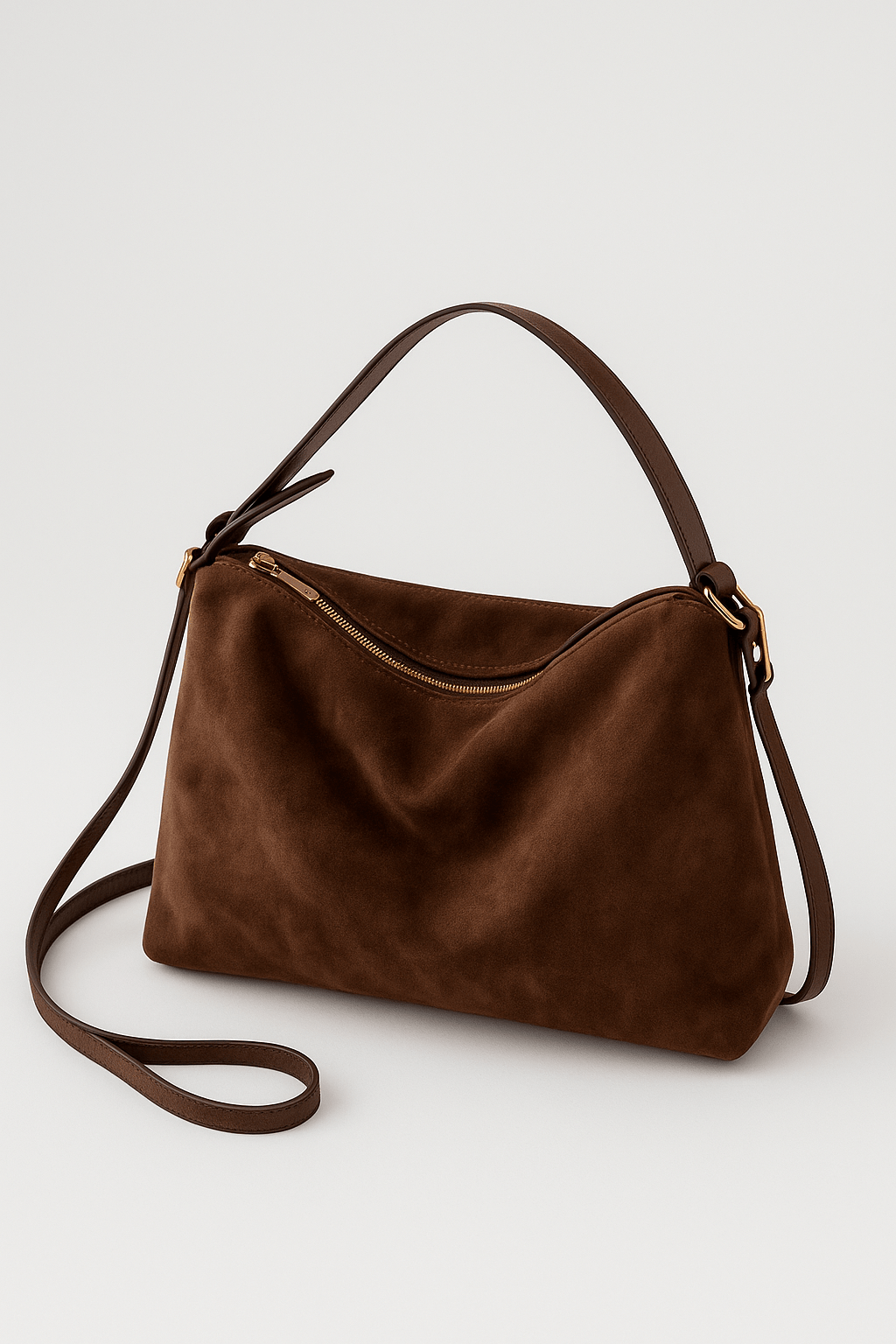 Chalinda | Women's Suede-Look Shoulder Bag — image 2