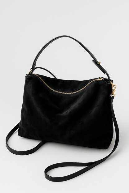 Chalinda | Women's Suede-Look Shoulder Bag — image 3