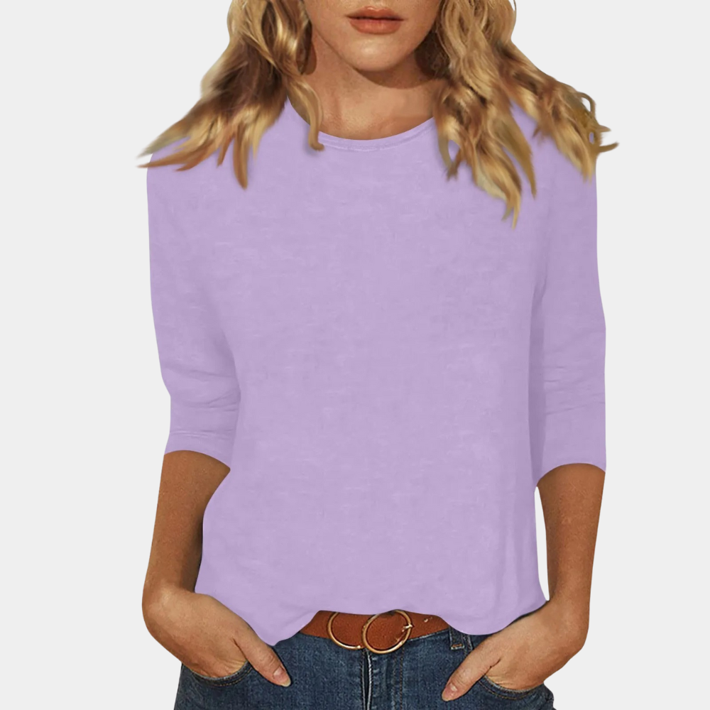 Women's Long Sleeve Blouse, Button-Up Shirt - view 3