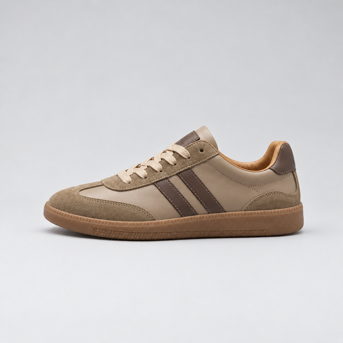 Men's Classic Retro Trainers, Lace-Up Sneakers - view 2