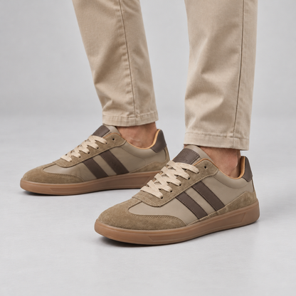 Men's Classic Retro Trainers, Lace-Up Sneakers - view 13