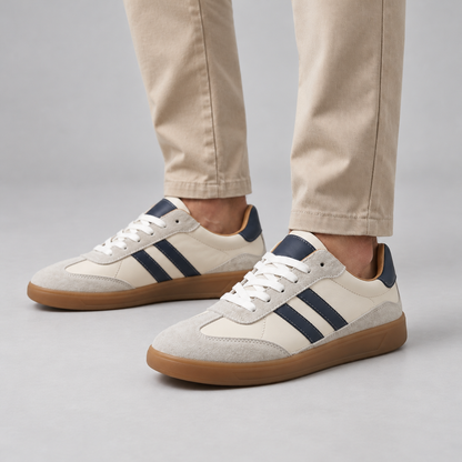 Men's Classic Retro Trainers, Lace-Up Sneakers - view 15
