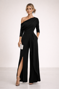 Marvina | One-shoulder wide-leg jumpsuit