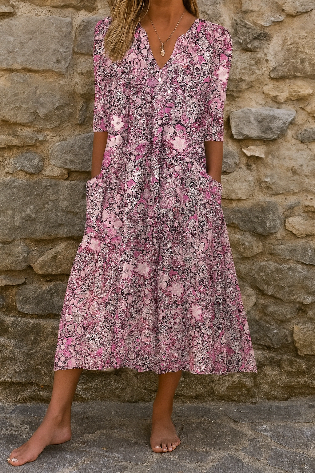 Iselle — midi dress view 3