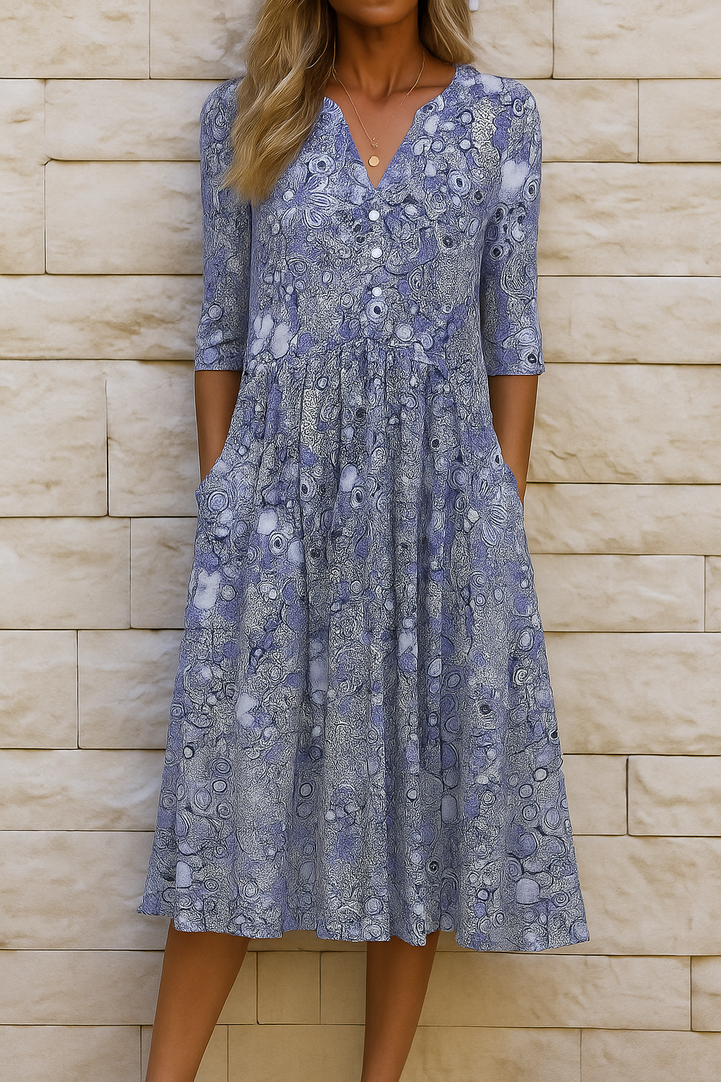 Iselle — midi dress view 2