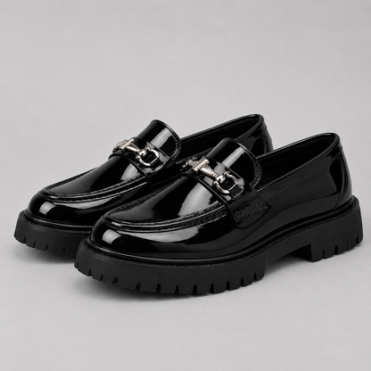 Men's Chunky Sole Loafers, Slip-On Shoes - view 3