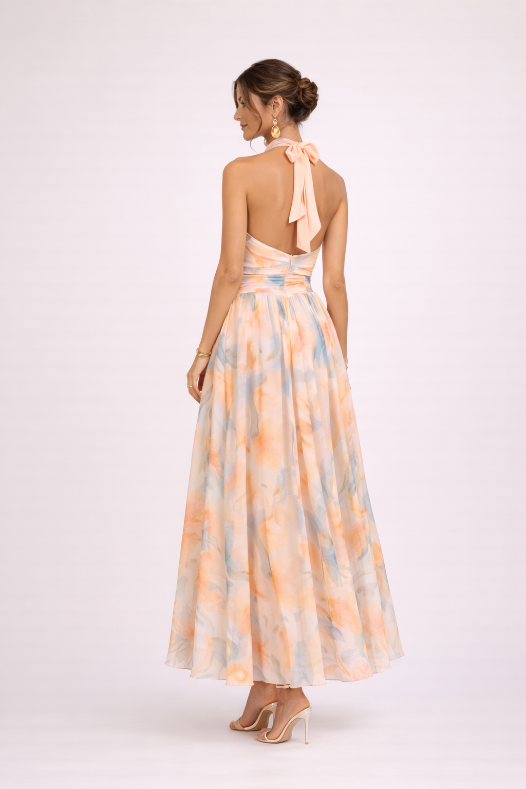 Solenne dress side view