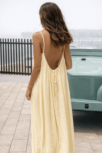 Lorvine Apricot dresses - front view