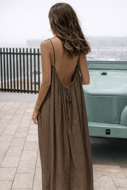 Lorvine Brown dresses - front view