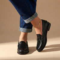 Women's Classic Penny Loafers with Moccasin Stitching
