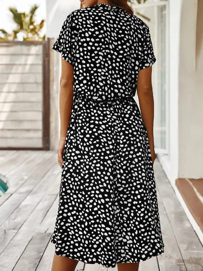 Corvelle black dress lifestyle