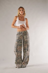 Hannia | Unisex Camo Cargo Trousers