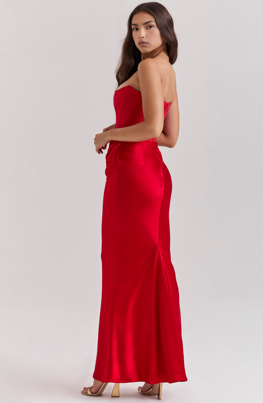 Shayla | Elegante Abito Maxi Senza Maniche in Stile Corsetto