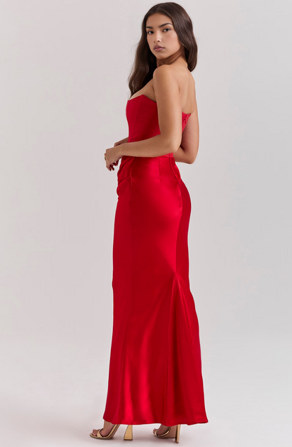 Shayla | Elegante Abito Maxi Senza Maniche in Stile Corsetto