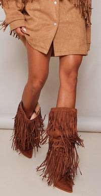 Andrey | Boho Boots with Fringes
