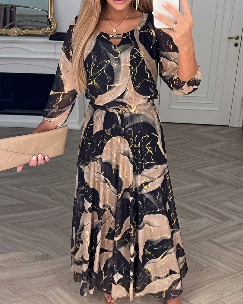 Quilara chiffon dress view