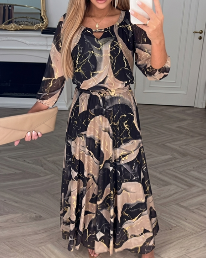 Quilara chiffon dress view