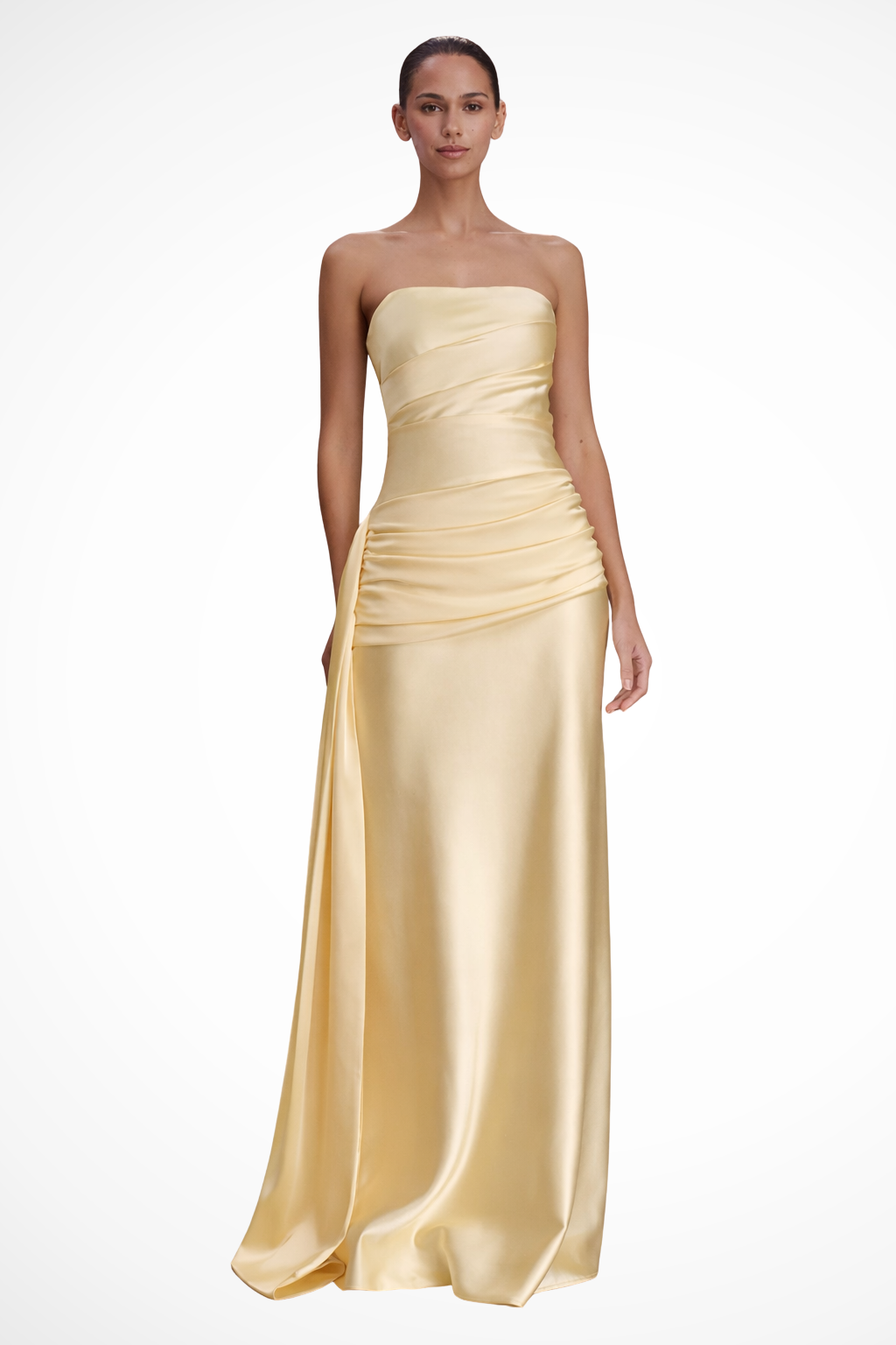 Brivelle — Apricot maxi dress