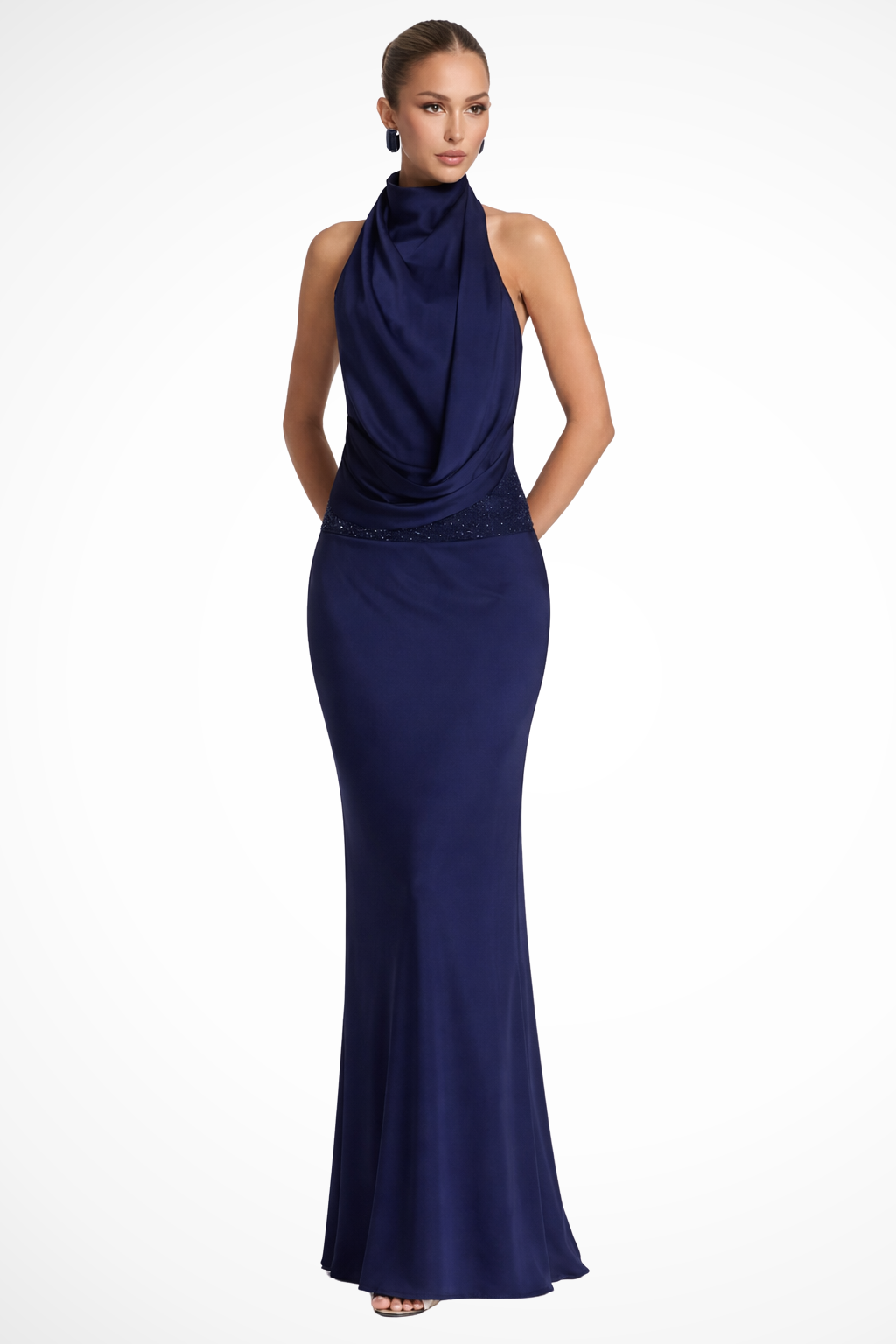 Reselle — Navy Blue maxi dress