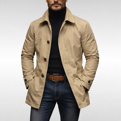 Tressé trench coat - Khaki