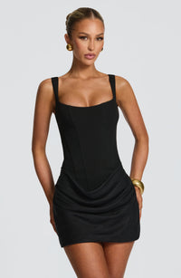 Julls | Elegant Fitted Mini Dress For Evening Styling