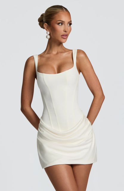 Julls | Elegant Fitted Mini Dress For Evening Styling