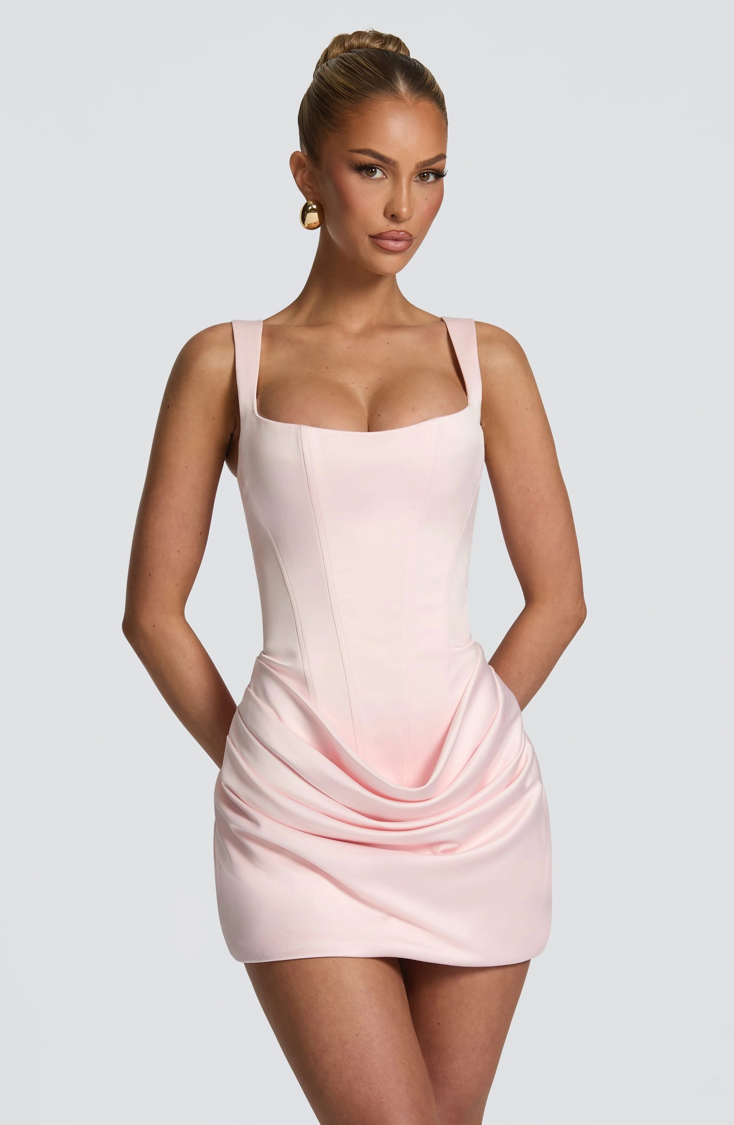 Julls | Elegant Fitted Mini Dress For Evening Styling