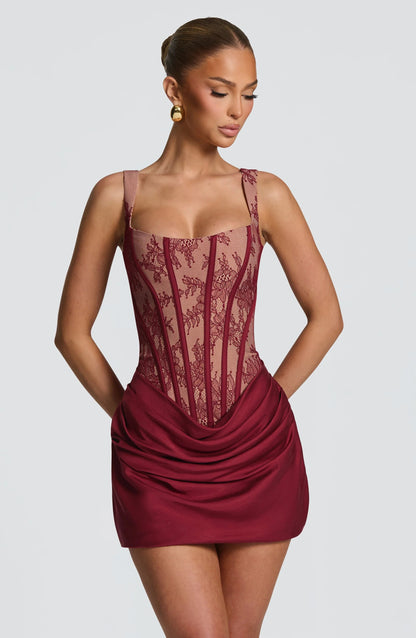 Julls | Elegant Fitted Mini Dress For Evening Styling