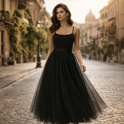 Lesley | Favolosa Gonna Lunga in Tulle