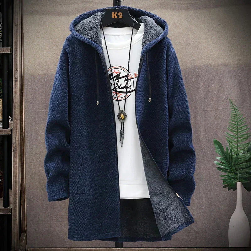 Men's Hooded Fleece Jacket, Zip-Up