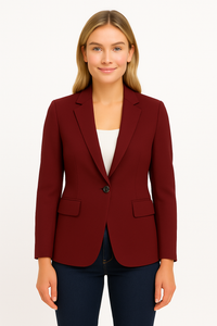 Pyrelle | Blazer Tailored Single-Breasted Long Sleeve Lapel