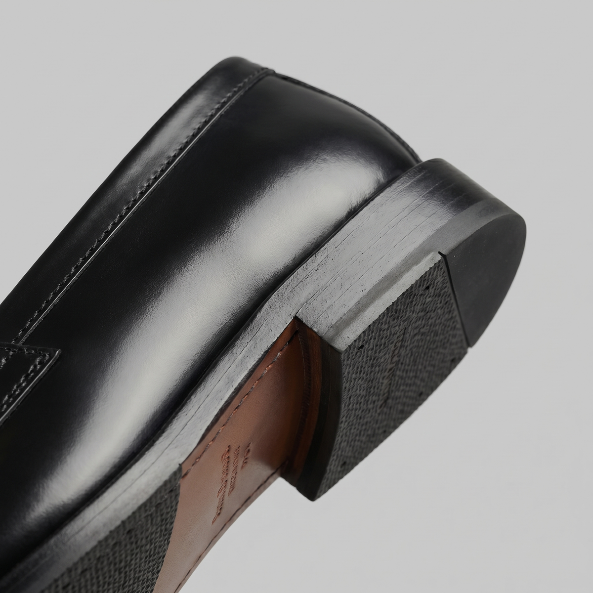 Men's Leather-Look Penny Loafers, Slip-On Shoes - view 5