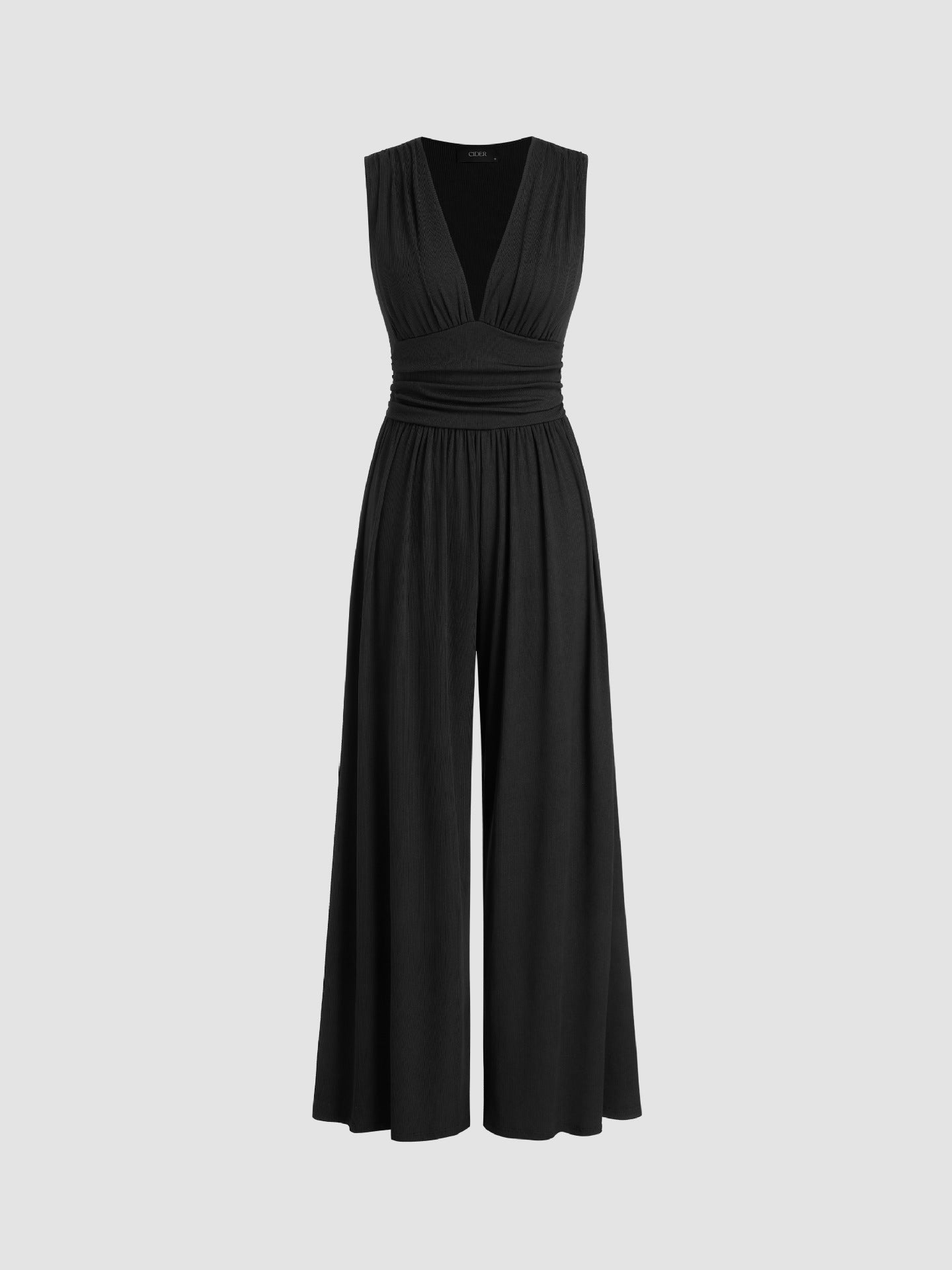 Ondria Black jumpsuits - front view