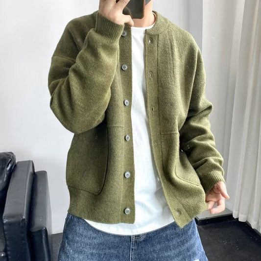 Men's Cashmere Cardigan, Knitted