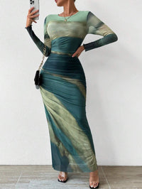 Raviana | Maxi Dress Printed Bodycon Sleeveless Fitted