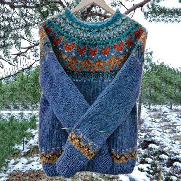 Women's Vintage Jumper, Knitted - view 8