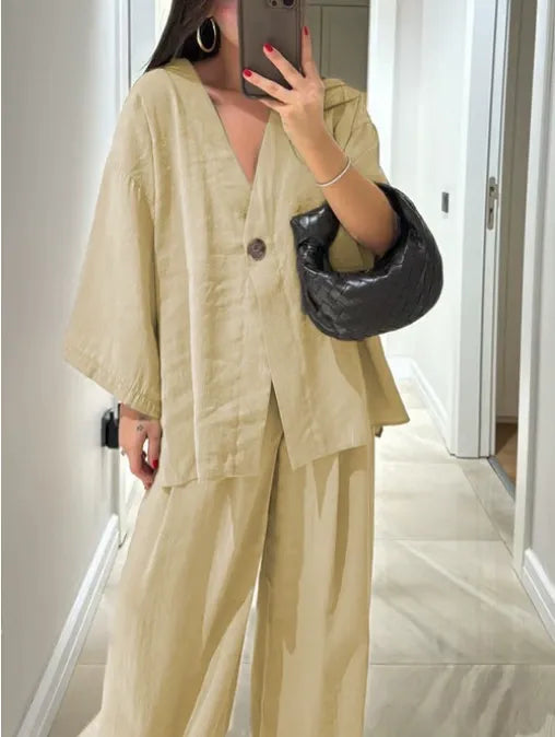 Betalia | Completo Comodo di Pantaloni e Camicia