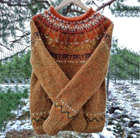 Women's Vintage Jumper, Knitted - view 4