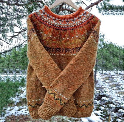 Women's Vintage Jumper, Knitted - view 4