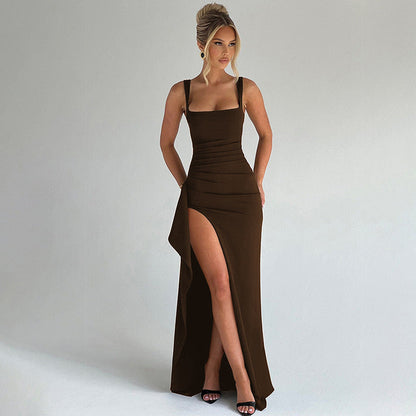 Lunaire Brown dresses - front view