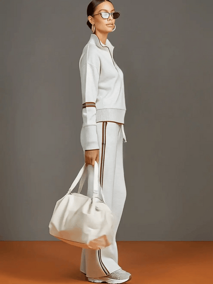 Vera | Wide-leg blouse and trousers co-ord set