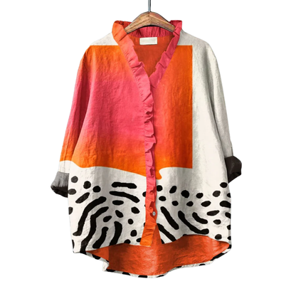 miravelle multicolour blouse - front view