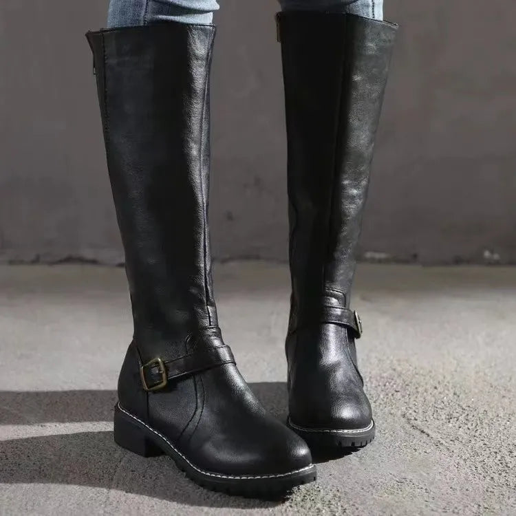 Women's Leather-Look Boots, Winter - view 4