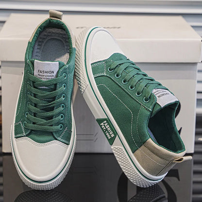 Men's Classic Trainers, Lace-Up Sneakers - view 2