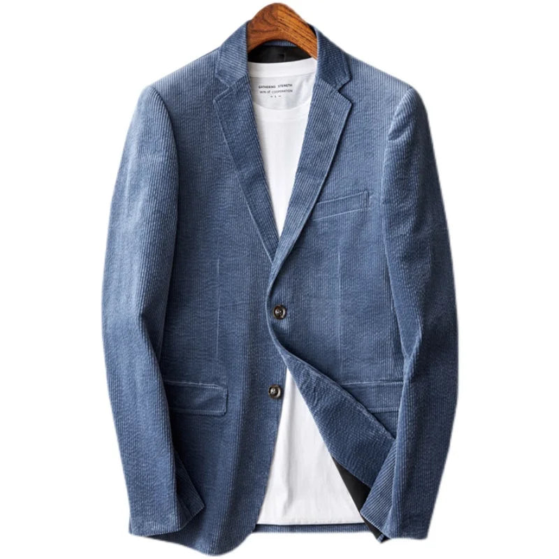 Men's Corduroy Blazer, Tailored Jacket - view 5
