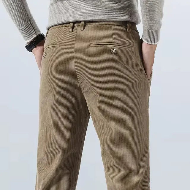 Men's Slim Fit Tapered Dress, Knitted - view 4