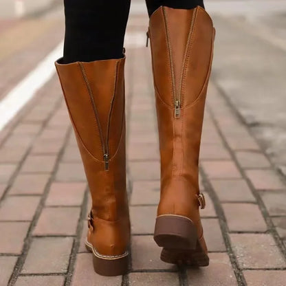 Women's Leather-Look Boots, Winter - view 7
