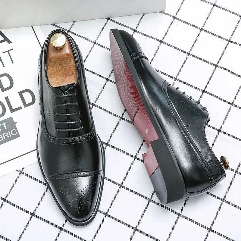 Men's Classic Oxford Brogues, Lace-Up Shoes - view 2